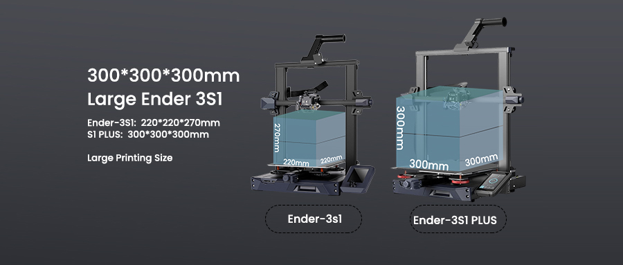 ender-3s1 plus 3d printer, ender-3 s1 max 3d printer